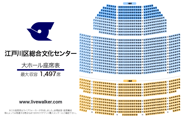 江戸川区総合文化センター 東京都江戸川区 Livewalker Com