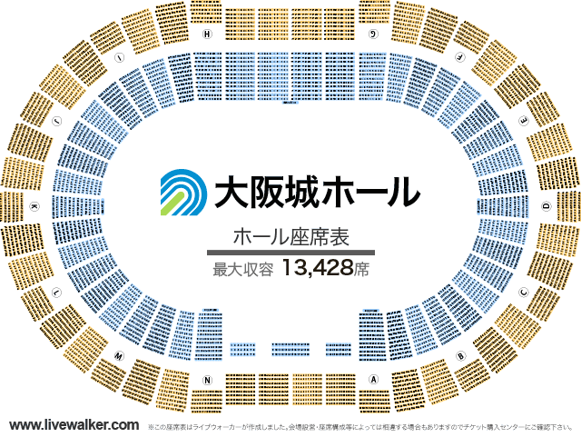 大阪城ホール 大阪府大阪市中央区 Livewalker Com