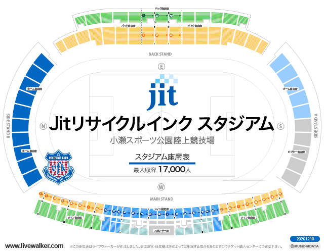 スタジアム 山梨 中銀