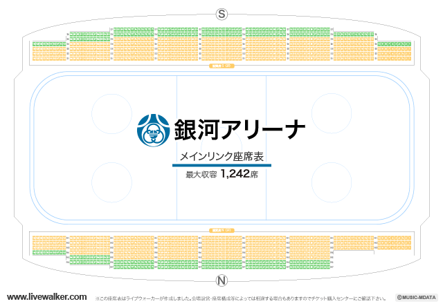 浅田 真央 サンクス ツアー 座席 表