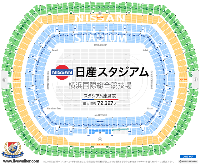 日産スタジアム 神奈川県横浜市港北区 Livewalker Com